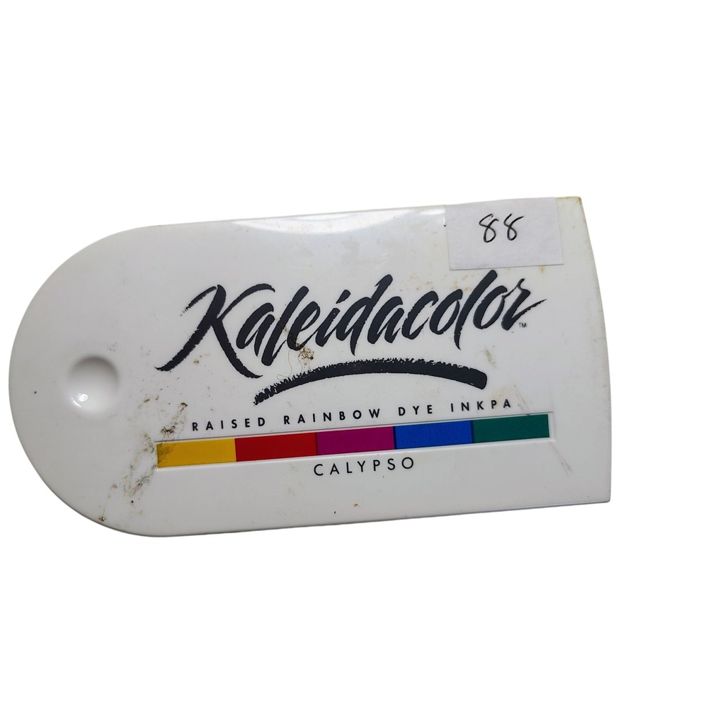 Kaleidacolor Calypso Raised Rainbow‎ Dye Inkpad First Non Bleeding Stamp Pad